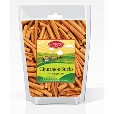 Sunbest Whole Cinnamon Sticks , 3'' Inch Length in Resealable Bag , % 100 Raw From Indonesia -Non Gmo-Vegan &Kosher -32 Ounce (2 Lb)
