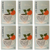 (6 PACK) - Clipper - Organic White Tea Orange | 26 Bag | 6 PACK BUNDLE