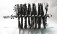TOUGH GUY 3EDG2 Flue Brush, Dia 3 3/4,1/4 MNPT, Length 8