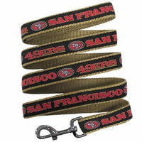 San Francisco 49ers 4 ft. Ribbon Pet Leash (Med.)