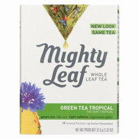 Mighty Leaf Tea Green Tea - Tropical - Pack of 6 - 15 Bags