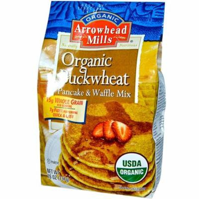 Arrowhead Mills, Organic Buckwheat Pancake and Waffle Mix, 26 oz (pack of 12)