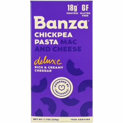 Banza, Deluxe Rich & Creamy Cheddar Mac & Cheese Elbows, 7.7 oz (pack of 4)