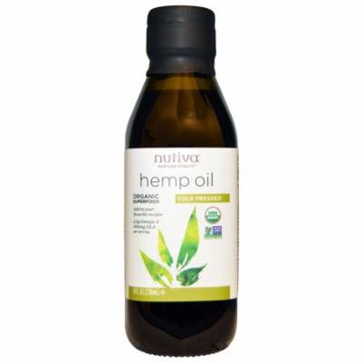 Nutiva, Organic, Hemp Oil, Cold Pressed, 8 fl oz (pack of 6)