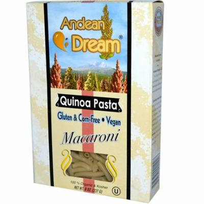 Andean Dream, Quinoa Pasta, Macaroni, 8 oz (pack of 12)