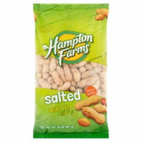 Hampton Farms Salted And Roasted Peanuts, 20 oz, pack of 1