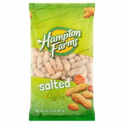 Hampton Farms Salted And Roasted Peanuts, 20 oz, pack of 1