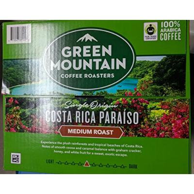 Green Mountain Coffee Costa Rica Paraiso K cup 54 K cup