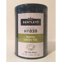 Bentley’s harmony tin collection mango green tea 50 tea bags (3 pack)