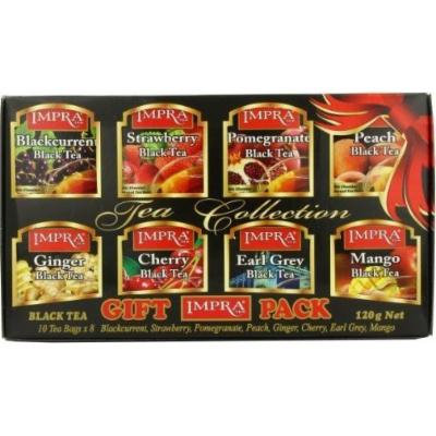 Gift Pack , Black Tea, Flavored,8 flavors, 80- count Tea Bags (3 pack)