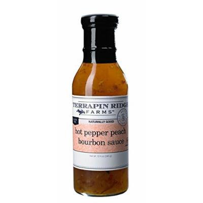 Terrapin Ridge Farms Hot Pepper Peach Bourbon Sauce 12 FL OZ (Pack of 1)