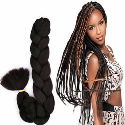 Super Braid Advanced Kanekalon Fibers Bulk Hair Easy to Grab Braid Twist Same Quality as X-pression Ultra Braid, Pack of 2, Color #33