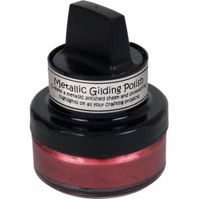 Cosmic Shimmer Metallic Gilding Polish-Rich Red