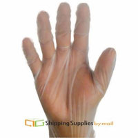 TPE Vinal Disposable Food Service Gloves, Large Powder and Latex Free 600 Count By SSBM