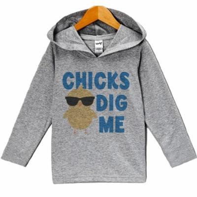 Custom Party Shop Baby Girls' Big Sister Hoodie Pullover - Grey and Purple / 2T