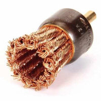 AMPCO Knot Wire End Brush,Carbon Steel EB-1K