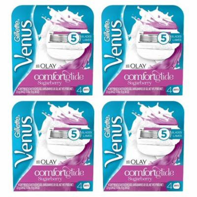 Gillette Venus & Olay Women's Razor Blade Refills, 4 Count (Pack of 4)