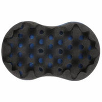 Double Barber Hair Brush Oval Sponge Locking Twist Coil Afro Curl Wave On Sale