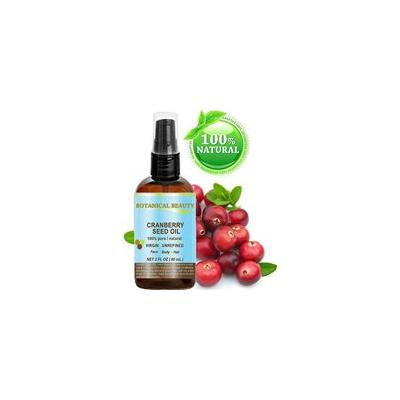 cranberry seed oil 100% pure / natural. cold pressed / undiluted. for face, hair and body. 2 fl.oz.- 60 ml. by botanical beauty