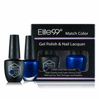 Elite99 Nail Art Set of 2PCS Gel Polish & Nail Lacquer with Beautiful Gift Box Mutil Colour Shiny Fashion Long-lasting Manicure Soak-off 10ML 1520-My Sugar Baby