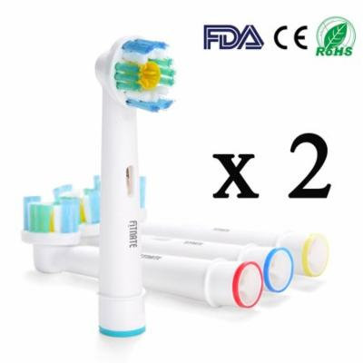 8pcs Fitnate Electric Toothbrush Replacement Heads for Oral B PRO Bright Braun Generic 3D White
