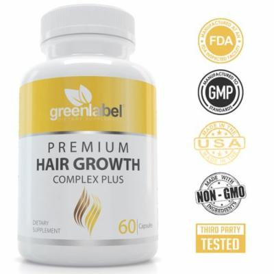 Premium Hair Growth, Scientifically Proven, Makes Your Hair Look Gorgeous & Beautiful, Thicker And Shinier, Stronger and Healthier. Made in the USA. Hair Loss Products For Woman and Men.