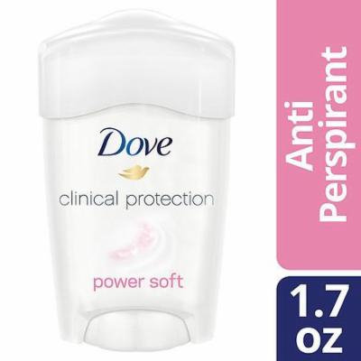 Dove Clinical Protection Deodorant Powder Soft 1.7 oz.(pack of 12)