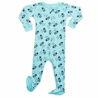 Leveret Owl Footed Pajama Sleeper 100% Cotton 12-18 Months