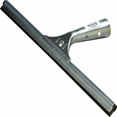 Carlisle 4007100 Rubber Professional Single-Blade Window Squeegee with Zinc-Plated Steel Frame, 16