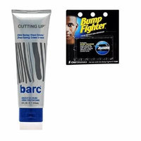 Barc Cutting Up, Unscented Shave Cream, 6 Oz + Bump Fighter Cartridge Refill, 5 Ct + Schick Slim Twin ST for Dry Skin