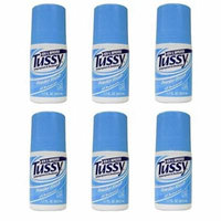 Tussy Roll-on Antiperspirant & Deodorant - Powder Fresh: 1.7 Oz (6 Pack) + Schick Slim Twin ST for Sensitive Skin