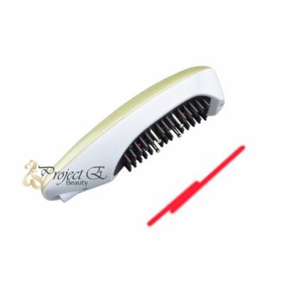 Wireless Rechargeable Red Laser LED Light Microcurrent Hair Growth Brush Massager Comb