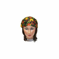 Floral Mult Embroidery Headbands / Head wrap / Yoga Headband / Head Sarf / Best Looking Head Band for Sports or Fashion, or Exercise (Black)