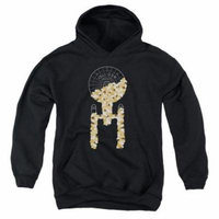 Trevco Star Trek-Tribble Takeover - Youth Pull-Over Hoodie - Black, Extra Large