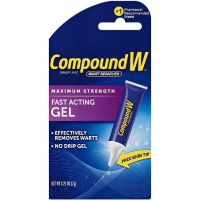 6 Pack - Compound W Maximum Strength, Fast-Acting Gel 0.25 oz