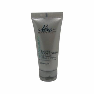 Blue Harmony Hydrating Body Lotion Lot of 4 Each 0.75oz Bottles.