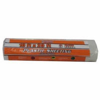 10' x 20' 3 Mil Clear Polyethylene Sheeting Consumer Roll Only One
