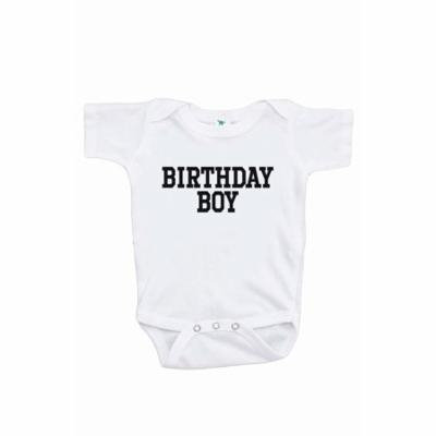 7 ate 9 Apparel Boy's Birthday Boy Onepiece - 3-6 Month Onepiece