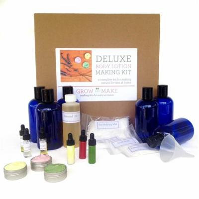 Deluxe DIY Body Lotion Making Kit - Make 6 bottles of home made lotions