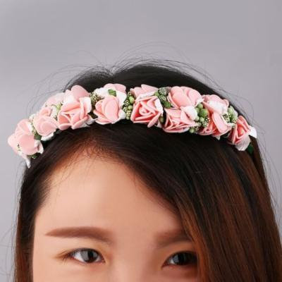 Flower Garland Floral Bridal Headband Hairband Wedding Prom Hair Accessories Jewelry Hair Accessories