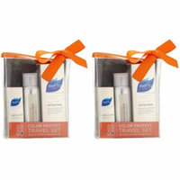 Phyto Phytocitrus 3 Piece Color Protect Travel Set: Subtil Elixir 0.33 Oz, Shampoo 1.7 Oz, Mask 1.7 Oz (Pack of 2) + Old Spice Deadlock Spiking Glue, Travel Size, .84 Oz