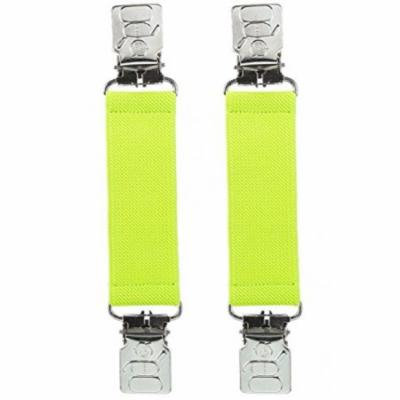 Elastic Glove and Mitten Clips for Kids and Baby EXTRA STURDY SUPER TIGHT GRIP with Snowman Design Clip Comfortable and Easy to Use Glove Keeper - Lemon Yellow