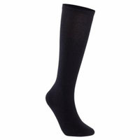 Lian LifeStyle Unisex Children 4 Pairs High Crew Combed Cotton Socks Large (12Y-15Y) Black