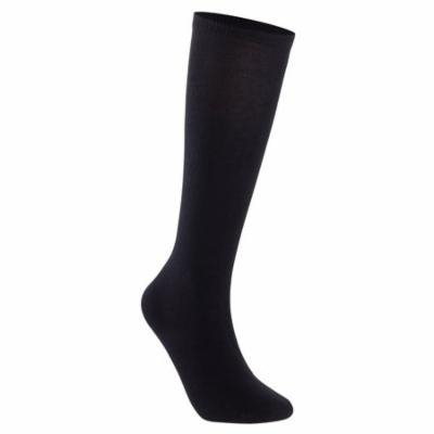 Lian LifeStyle Unisex Children 4 Pairs High Crew Combed Cotton Socks Large (12Y-15Y) Black