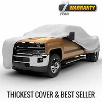 Budge Protector V Truck Cover, Waterproof Outdoor Vehicle Protection, 5 Layer, Size T-2: Fits up to 197