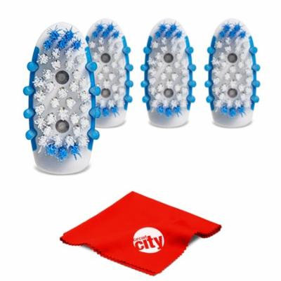 Go Smile Extra Brush Heads for the Sonic Blue Light Whitening Toothbrush GS727 (4-Pack)