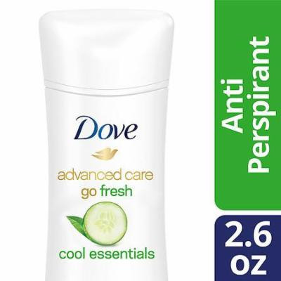Dove Advanced Care Antiperspirant Deodorant Cool Essentials 2.6 oz.(pack of 2)