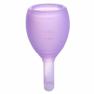 Walfront 2 Pcs Menstrual Period Cup, Feminine Health Care Reusable Medical Grade Silicone Soft Menstrual Period Cup, Size S