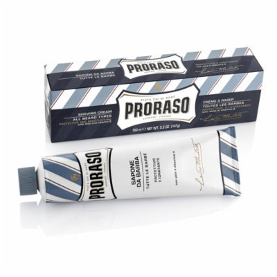 Proraso Shaving Cream, Aloe & Vitamin E 150 ml + Schick Slim Twin ST for Dry Skin