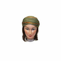 Spiral Embroidery Headbands / Head wrap / Yoga Headband / Head Sarf / Best Looking Head Band for Sports or Fashion, or Exercise (Dark Green)